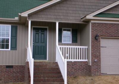 exterior of a custom built home