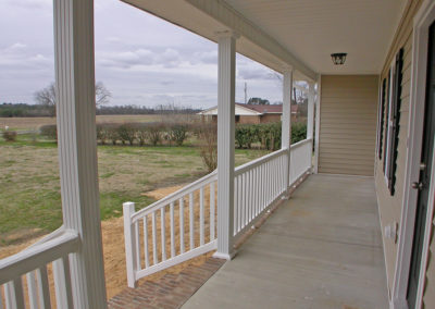 exterior of a custom built home