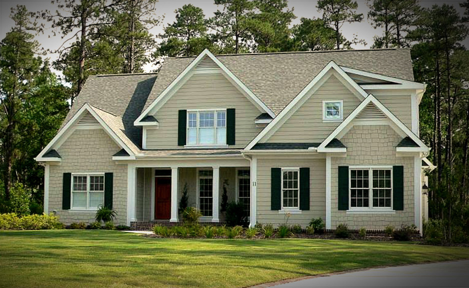 Exterior of a Custom Home in NC